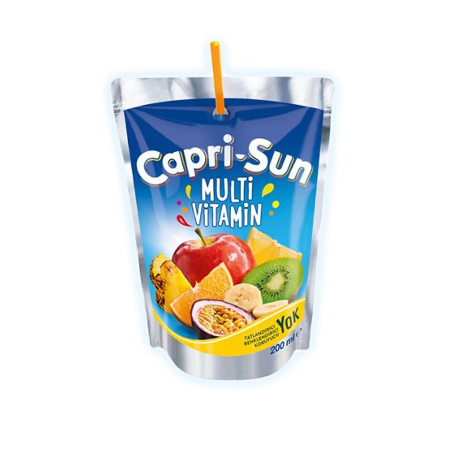 Capri Sun Kirsche 4x200 ml Capri Sun Kirsche 4x200 ml - Görsel 1