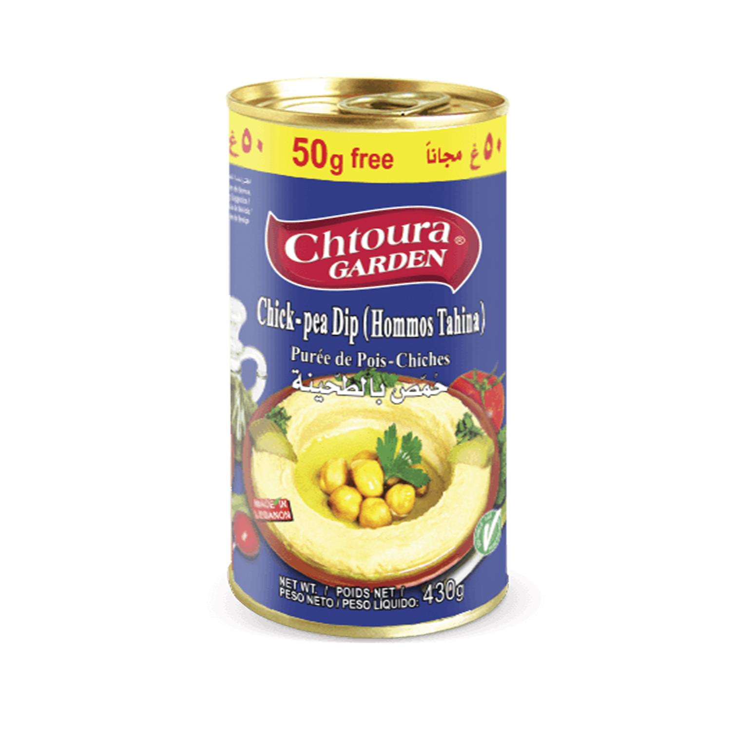 Chto Humus Tahina D 24x430 g Chto Humus Tahina D 24x430 g - Görsel 1