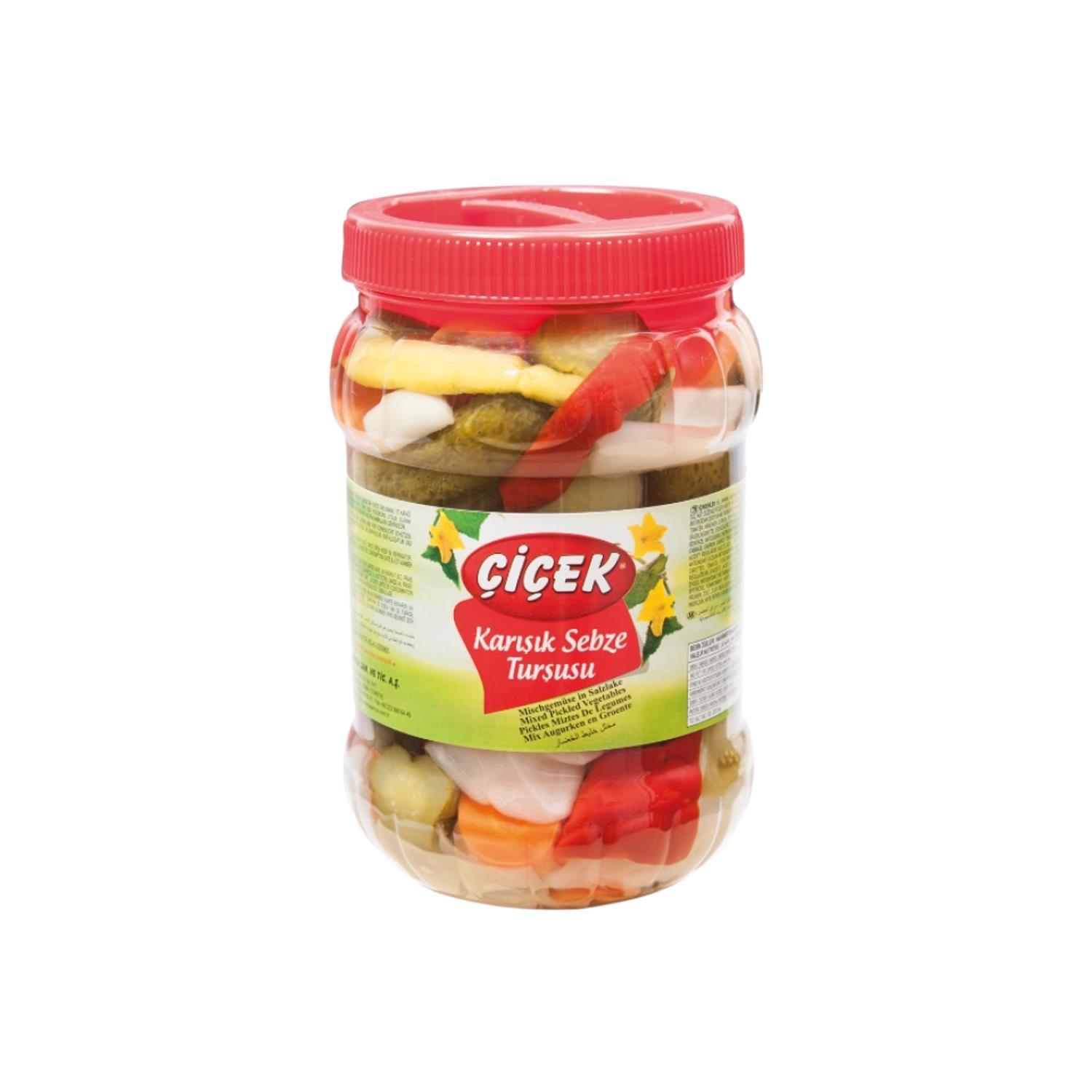 Çiçek Türlü Turşu 12x1.5 lt Çiçek Türlü Turşu 12x1,5 lt - Görsel 1