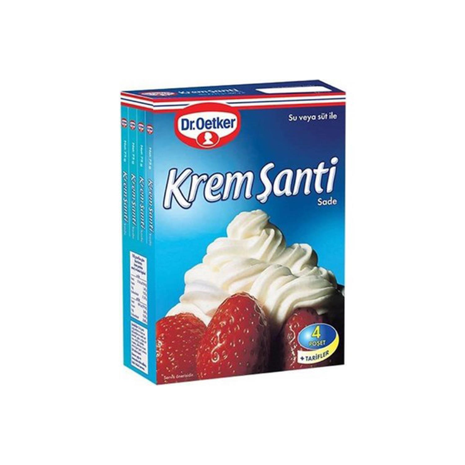 Dr. Oetker Krem Şanti Sade 12x300 g Dr. Oetker Krem Şanti Sade 12x300 g - Görsel 1