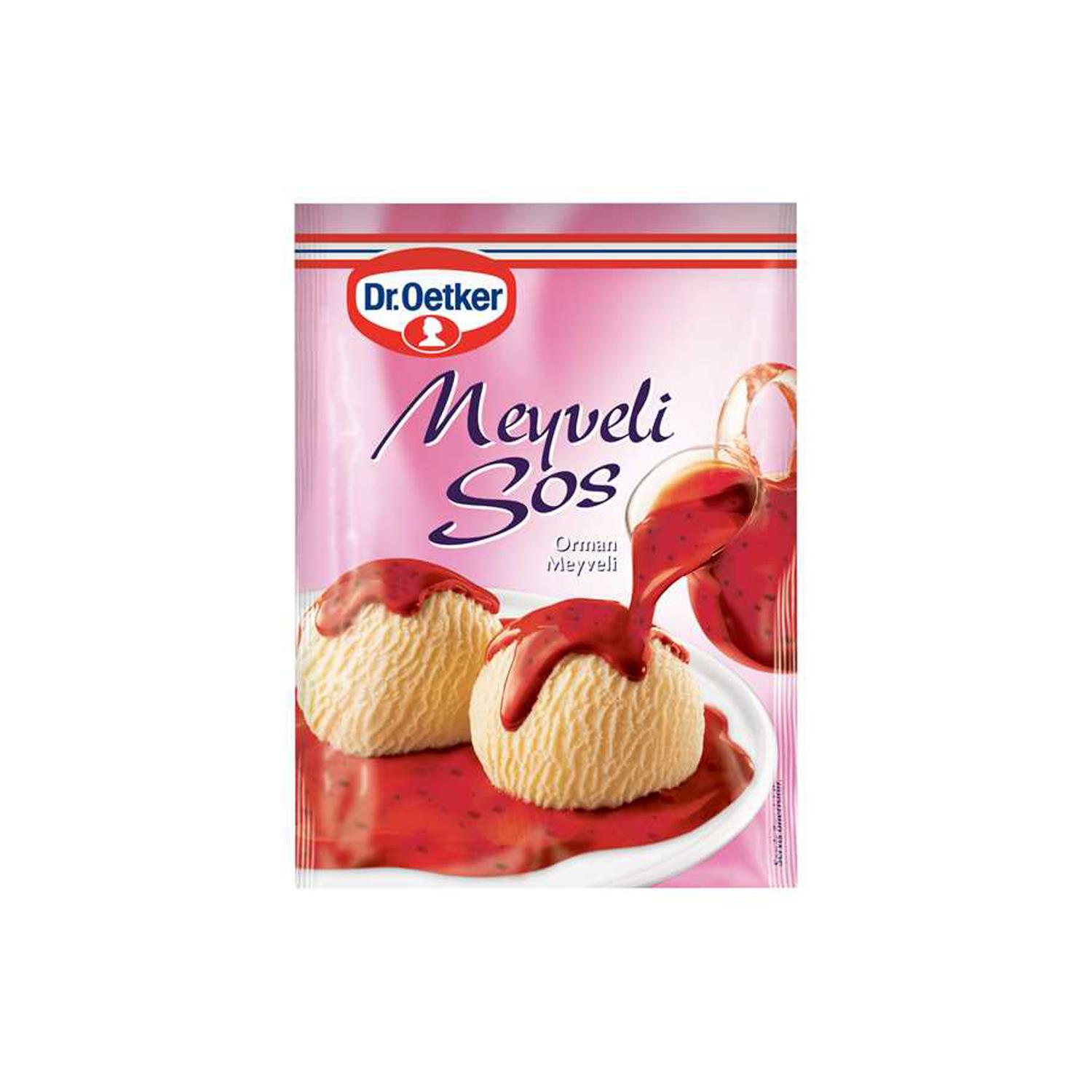 Dr. Oetker Meyve Sosu 24x80 g Dr. Oetker Meyve Sosu 24x80 g - Görsel 1