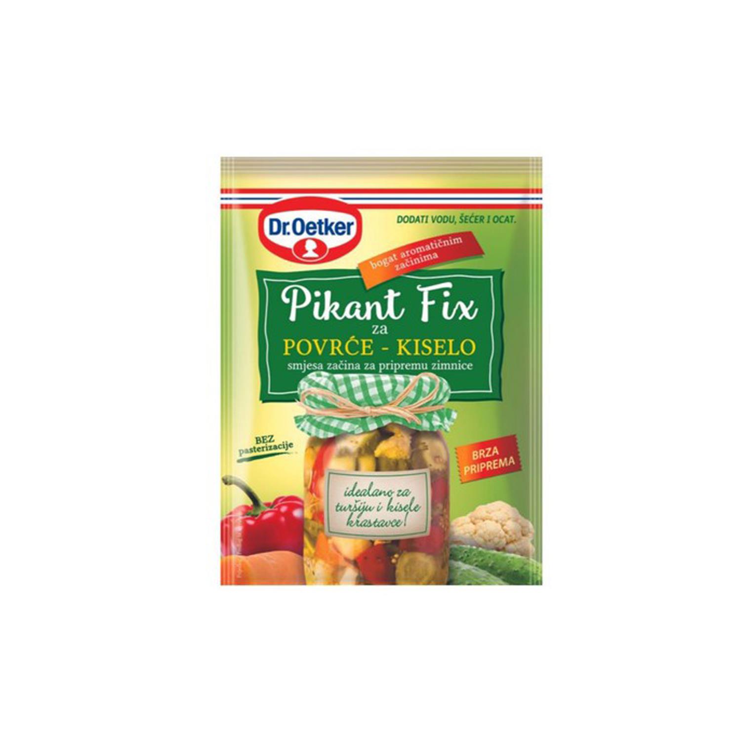 Dr. Oetker Pikant Fix 24x100 g Dr. Oetker Pikant Fix 24x100 g - Görsel 1