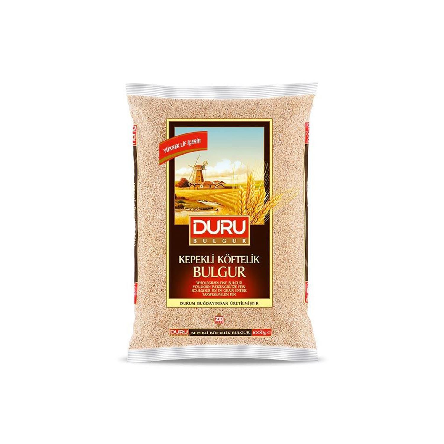 Duru Bulgur Köfte Kepek 12x1 kg Duru Bulgur Köfte Kepek 12x1 kg - Görsel 1