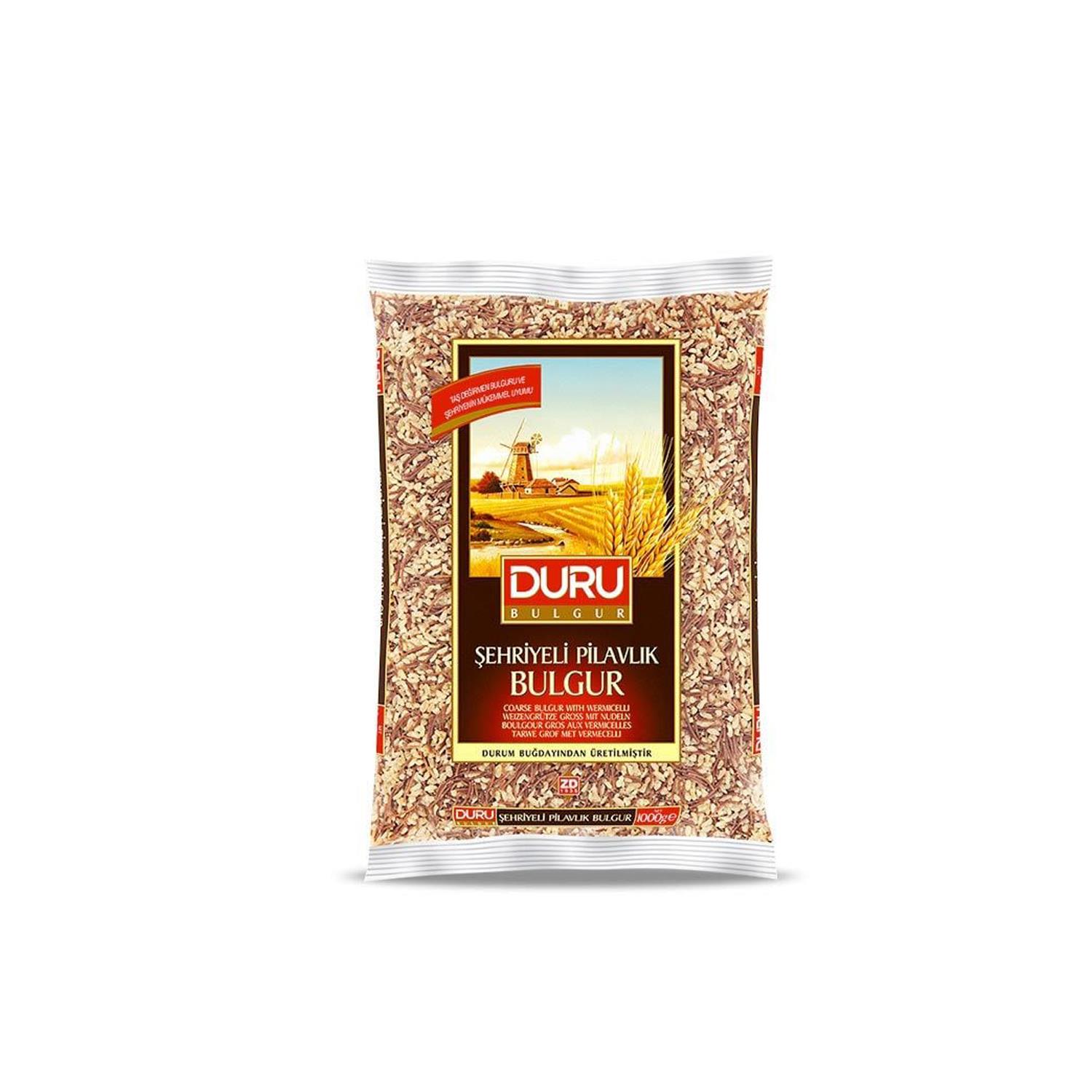 Duru Bulgur Pilav Telşehriye 12x1 kg Duru Bulgur Pilav Telşehriye 12x1 kg - Görsel 1