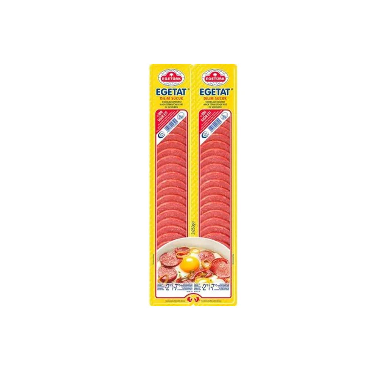 Ege Egetat Dilim Sucuk 2x200 g Ege Egetat Dilim Sucuk 2x200 g - Görsel 1
