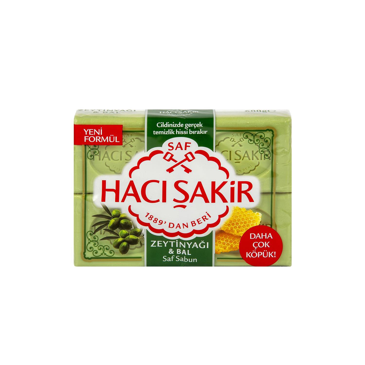 Hacı Şakir Sabun Zeytinyağ 15x600 g Hacı Şakir Sabun Zeytinyağ 15x600 g - Görsel 1