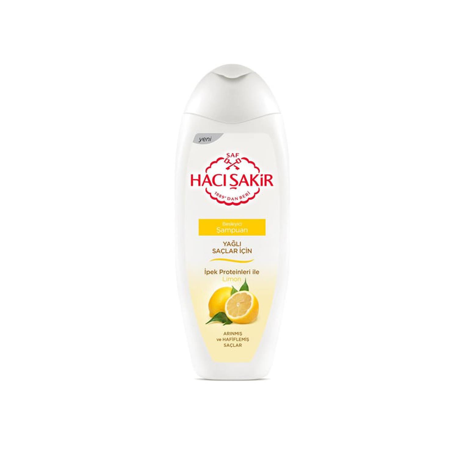 Hacı Şakir Şampuan Limon 12x500 ml Hacı Şakir Şampuan Limon 12x500 ml - Görsel 1