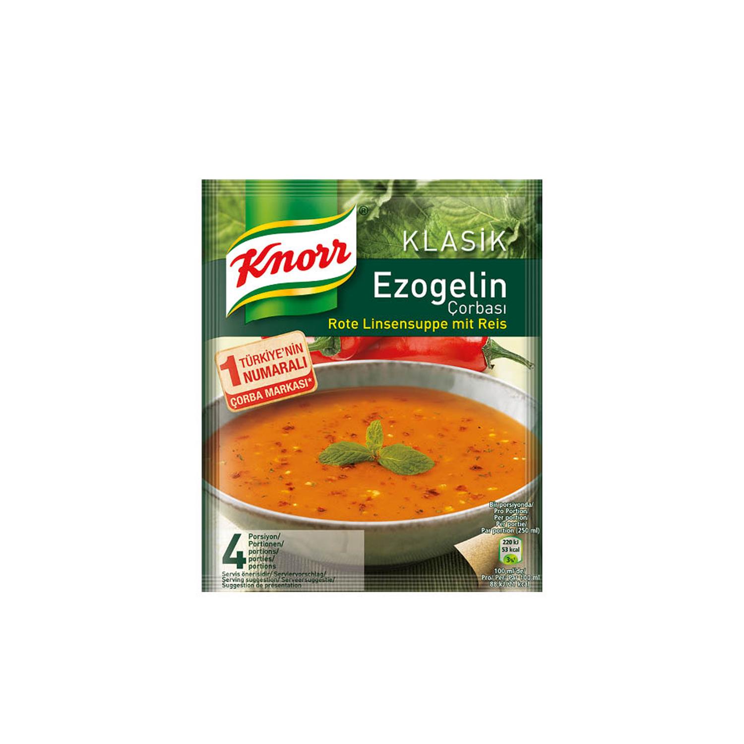 Knorr Çorba Ezogelin 12x65 g Knorr Çorba Ezogelin 12x65 g - Görsel 1