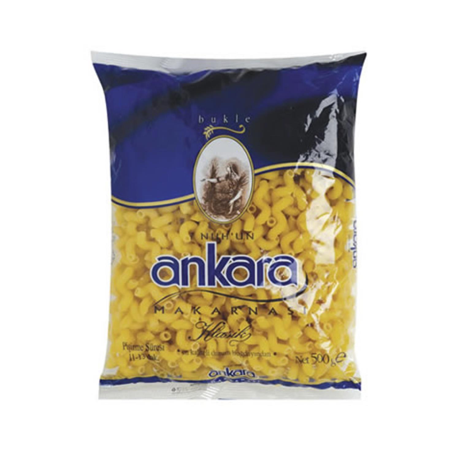Nuh'un Ankara Makarna Bukle 20x500 g Nuh'un Ankara Makarna Bukle 20x500 g - Görsel 1
