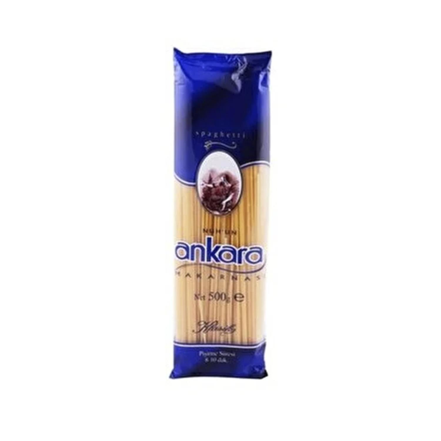 Nuh'un Ankara Makarna Spaghetti 20x500 g Nuh'un Ankara Makarna Spaghetti 20x500 g - Görsel 1