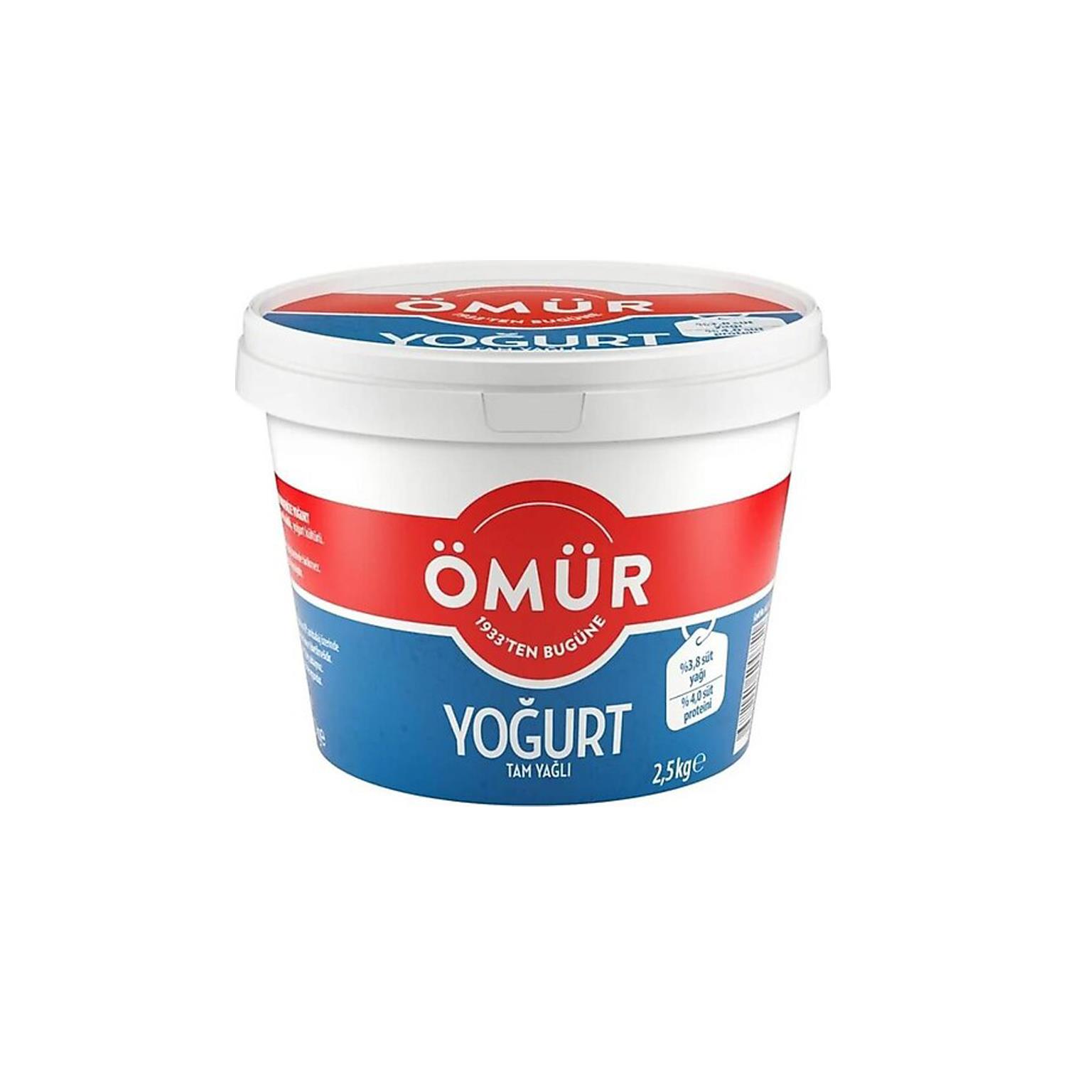 Ömür Yoğurt 3,5% 2,5 kg Ömür Yoğurt 3,5% 2,5 kg - Görsel 1