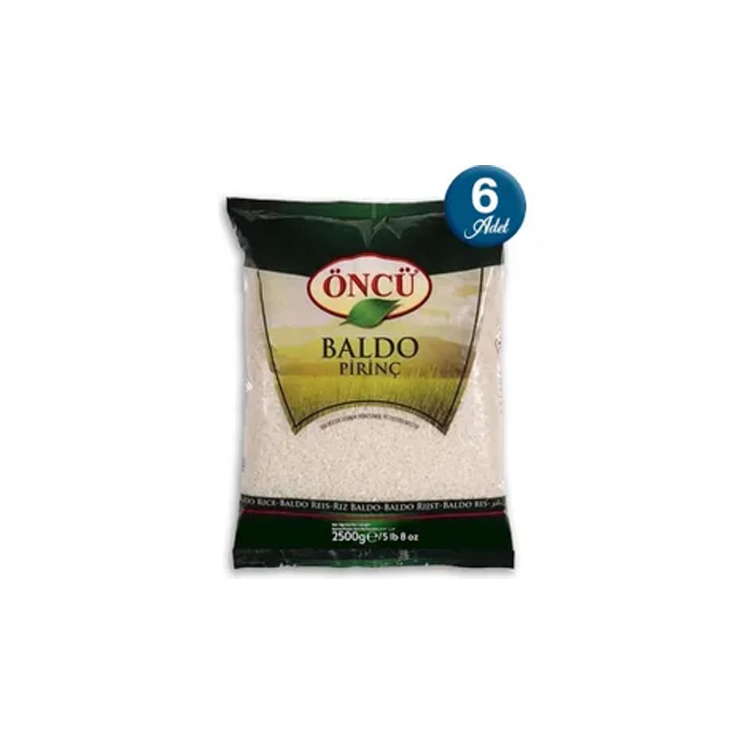 Öncü Baldo Pirinç 6x2,5 kg Öncü Baldo Pirinç 6x2,5 kg - Görsel 1