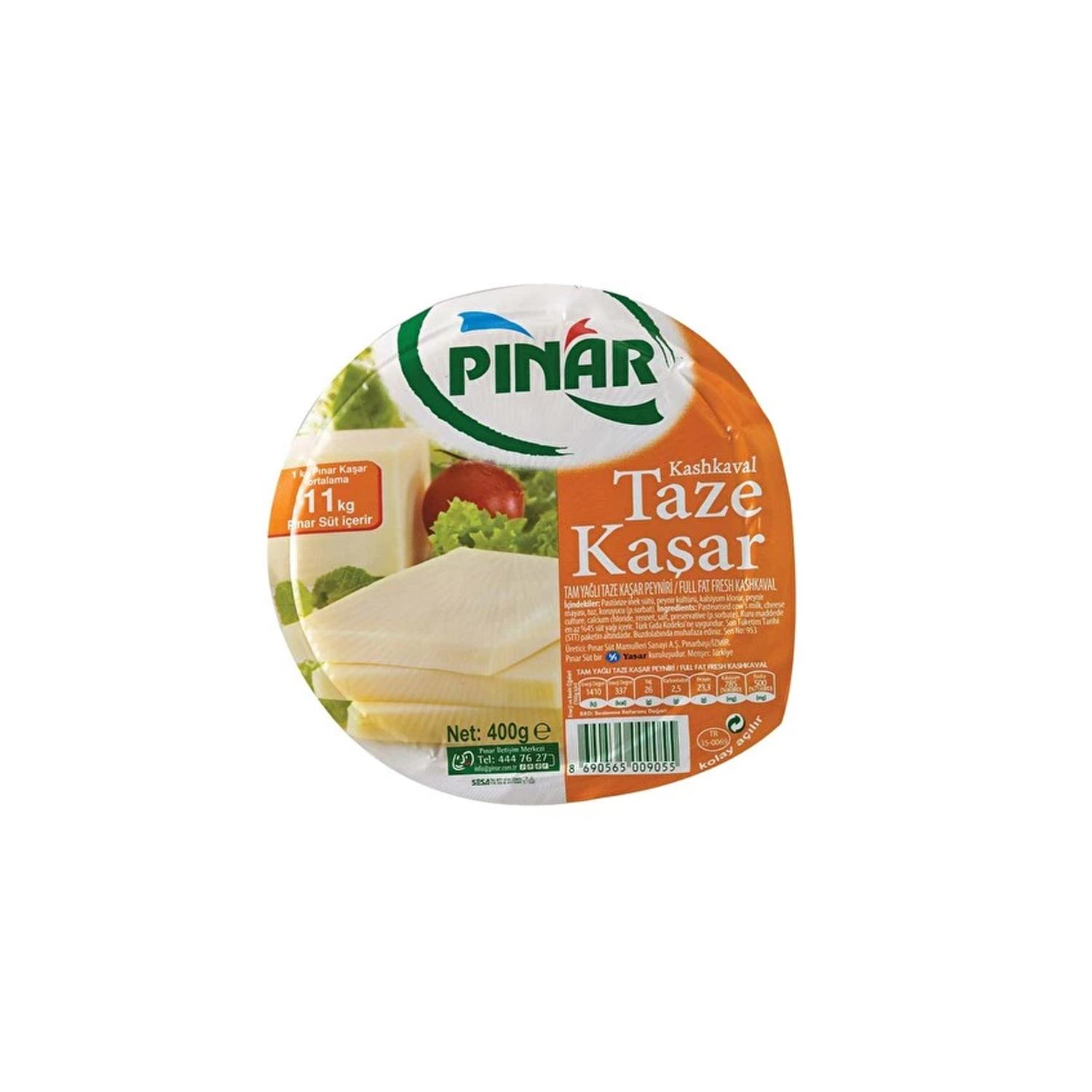 Pınar Kaşar Peynir 12x400 g Pınar Kaşar Peynir 12x400 g - Görsel 1