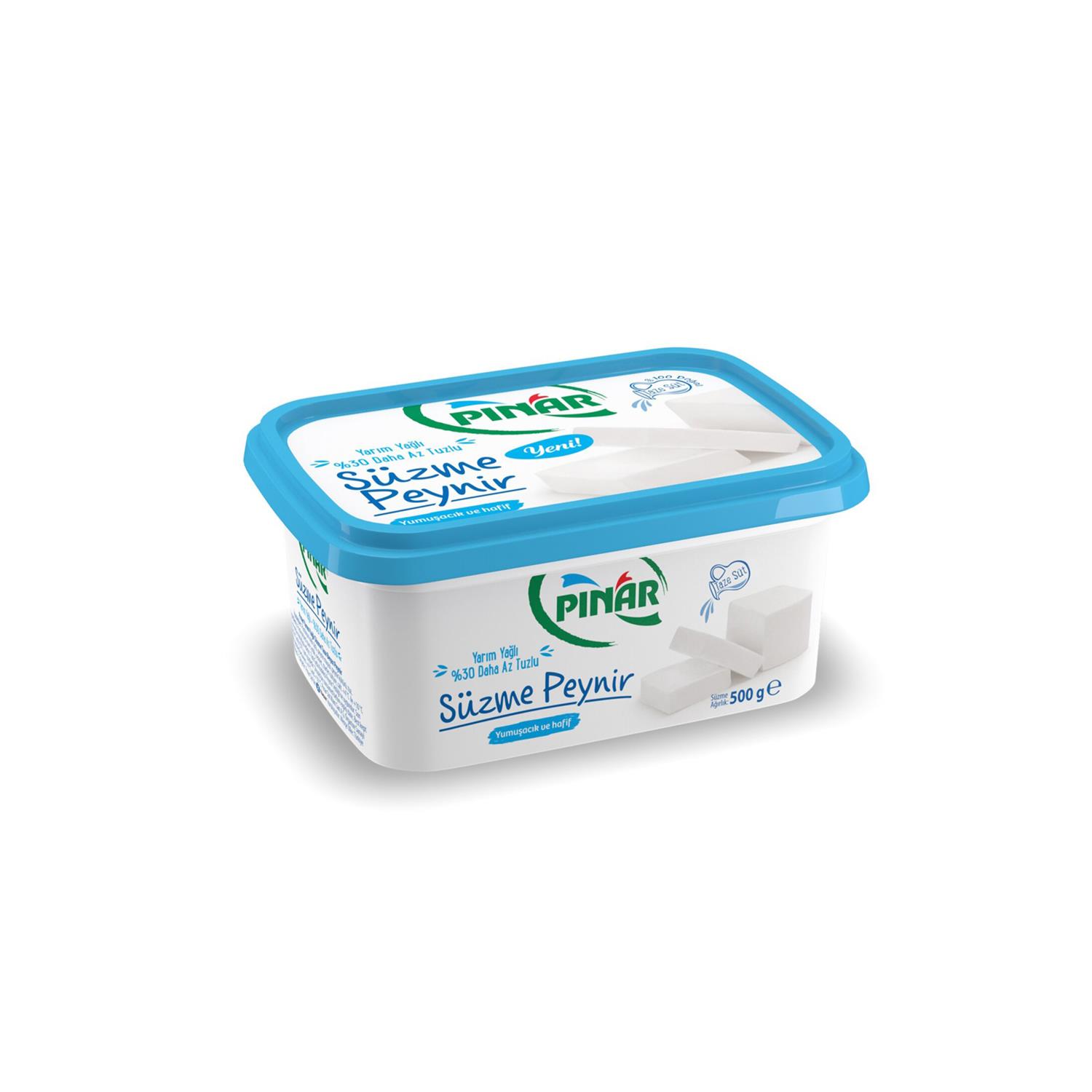 Pınar Peynir Yarım Yağlı 12x500 g Pınar Peynir Yarım Yağlı 12x500 g - Görsel 1