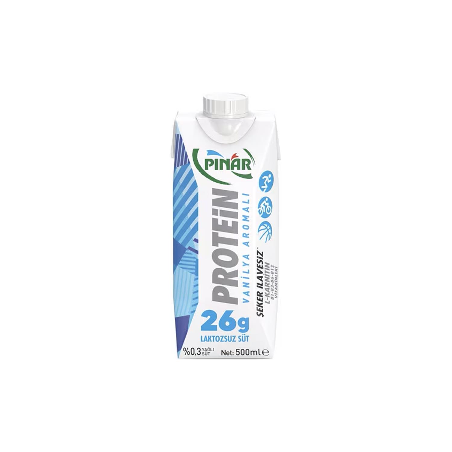 Pınar Protein Süt Karış 12x500 ml Pınar Protein Süt Karış 12x500 ml - Görsel 1