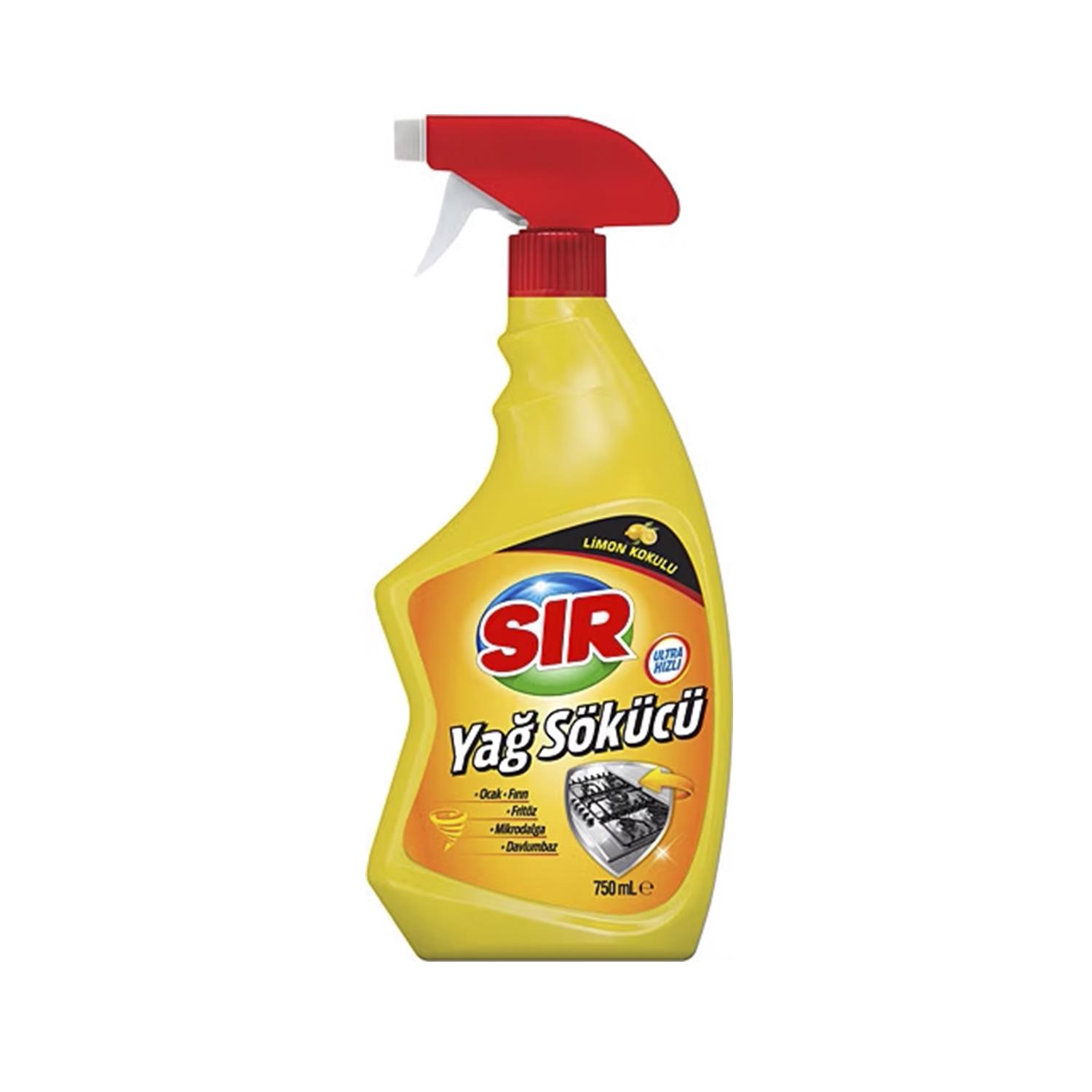 Sır Yağ Çözer Spray 12x750 ml Sır Yağ Çözer Spray 12x750 ml - Görsel 1