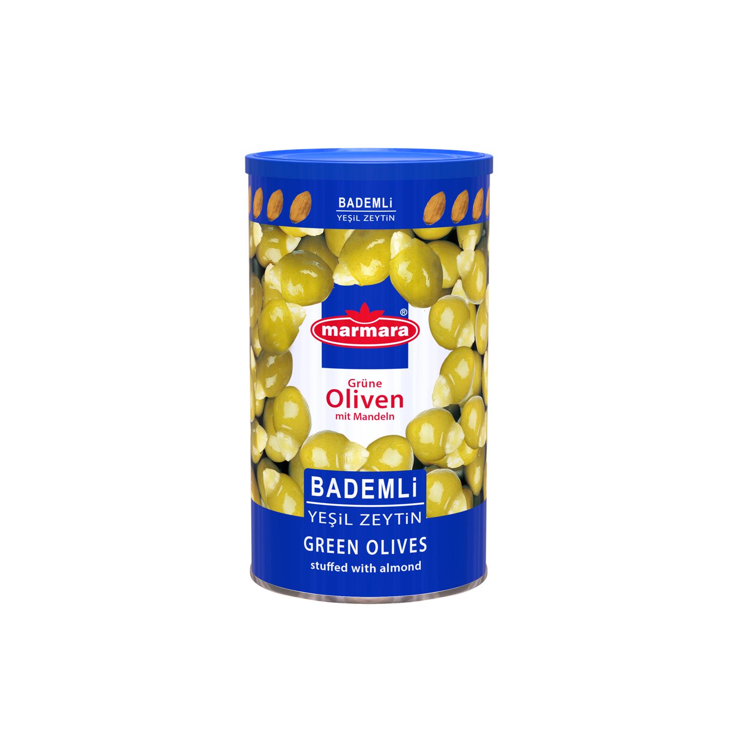 Ym Yeşil Zeytin Bademli D 12x400 g Ym Yeşil Zeytin Bademli D 12x400 g - Görsel 1